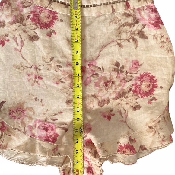 Zimmermann Corsair Flutter Floral Linen Short - Picture 13 of 16